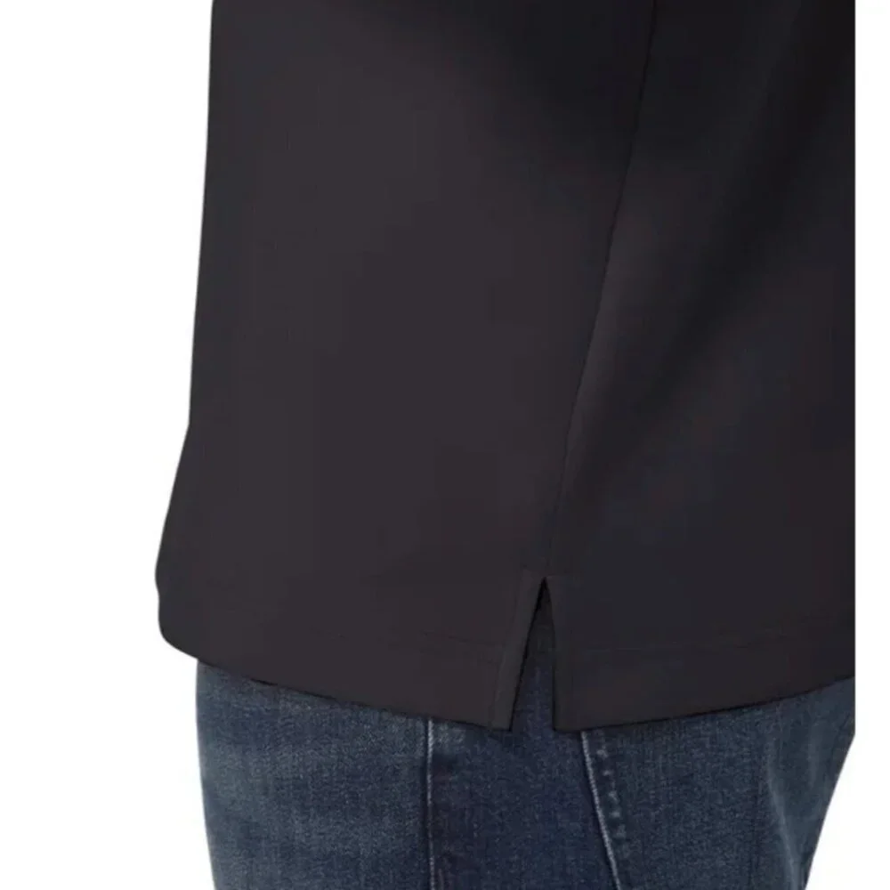 Mens Kirkland Signature Men's M Black Zip Pullover Scuba Jacket  N0317